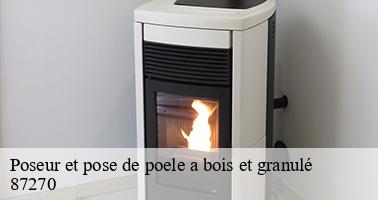 Poseur et pose de poele a bois et granulé