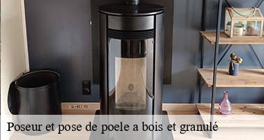 Poseur et pose de poele a bois et granulé