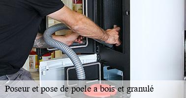 Poseur et pose de poele a bois et granulé